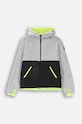 Detská mikina Lemon Explore s kapucňou sivá ZL4132501ACB