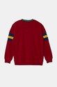 Dětská mikina United Colors of Benetton 32N4C10JF.G.Seasonal burgundské AW24