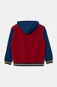 Παιδική βαμβακερή μπλούζα United Colors of Benetton 32N4C503V.G.Seasonal μπορντό AW24