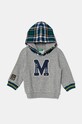 Dětská mikina United Colors of Benetton s kapucí šedá 32N4G200R.P.Seasonal