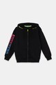 Детская кофта United Colors of Benetton с капюшоном чёрный 3WFMC504K.G.Seasonal