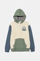 Детская кофта United Colors of Benetton с капюшоном бежевый 3EB5C504H.G.Seasonal