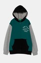 Дитяча кофта United Colors of Benetton з капюшоном бірюзовий 3EB5C504H.G.Seasonal