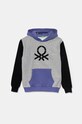 Dětská mikina United Colors of Benetton potisk fialová 3EB5C203U.G.Seasonal