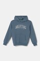 United Colors of Benetton bluza dziecięca z kapturem niebieski 3EB5C203U.G.Seasonal