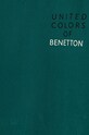 Dječja dukserica United Colors of Benetton 3EB5C10KS.G.Seasonal tirkizna AW24
