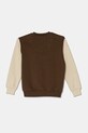 United Colors of Benetton bluza dziecięca 3EB5C10KS.G.Seasonal pomarańczowy AW24