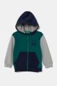 United Colors of Benetton felpa per bambini con turchese 3EB5G503E.P.Seasonal