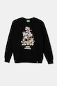 United Colors of Benetton bluza nadruk czarny 3J73C10LD.G.Seasonal