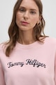 Tommy Hilfiger hanorac de bumbac roz WW0WW42615