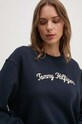Bavlněná mikina Tommy Hilfiger WW0WW42615 námořnická modř