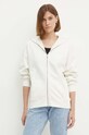 Calvin Klein Jeans hanorac de bumbac uni bej J20J223533