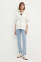 Calvin Klein Jeans hanorac de bumbac J20J223533 bej AW24