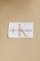Bavlnená mikina Calvin Klein Jeans J20J224063 béžová