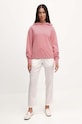 Бавовняна кофта Boss Orange 50519524 рожевий AW24