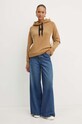 BOSS bluza 50520874 beżowy AW24