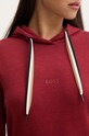 Mikina s kapucňou BOSS CP Stripe Hoodie 50524760 burgundské