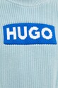 Бавовняний светр Hugo Blue 50514300 блакитний