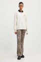 HUGO hanorac de bumbac 50517132 bej AW24