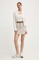 Μπλούζα Guess MARIKA V4YP12.KCD02 μπεζ NC24