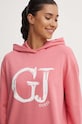 Guess bluza bawełniana SARA różowy V4YQ00.K68I4