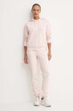 Odzież Guess bluza bawełniana RGINE V4YQ10.KC6W1 różowy