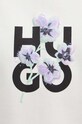 Хлопковая кофта HUGO 50520308 бежевый