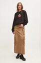 Bavlnená mikina HUGO 50520308 čierna AW24