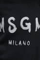Bavlnená mikina MSGM 3741MDM513G.247799 čierna