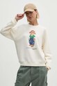 Polo Ralph Lauren pamut melegítőfelső pamut bézs 211935618