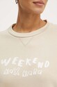 Weekend Max Mara felpa in cotone 2425926011600 beige