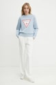 Guess bluza W2YQ16.KBA11 albastru NC24