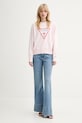 Guess bluza W2YQ16.KBA11 różowy AW25