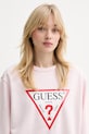 Guess bluza różowy W2YQ16.KBA11