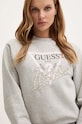 Μπλούζα Guess γκρί W4YQ25.KB681