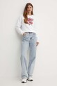 Guess bluza ROSES W4YQ26.K9Z21 alb AW24