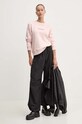 Dukserica Guess Jeans W4YQ10.KC811 roza AW24