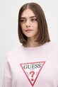 Guess Jeans bluza różowy W4YQ00.KC811