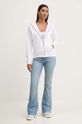 Dukserica Guess Jeans W4YQ03.KC811 bijela SS25