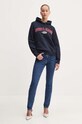Mikina Guess Jeans W4YQ09.KC811 tmavomodrá AW24