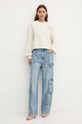 Pinko bluza 102827.A24F bej AW24