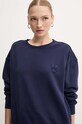 Pinko bluza bawełniana granatowy 101831.A21P