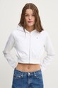 Tommy Jeans bluza alb DW0DW18626