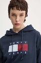 Tommy Jeans hanorac de bumbac bleumarin DW0DW18654