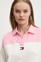 Tommy Jeans bluza różowy DW0DW18705