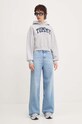 Бавовняна кофта Tommy Jeans DW0DW19291 сірий AW24