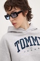 Tommy Jeans bluza bawełniana szary DW0DW19291