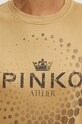 Bavlnená mikina Pinko 104387.A27V béžová
