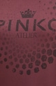 Odzież Pinko bluza bawełniana 104387.A27V bordowy