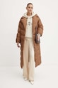 Бавовняна кофта Pinko 104388.A27V бежевий AW24